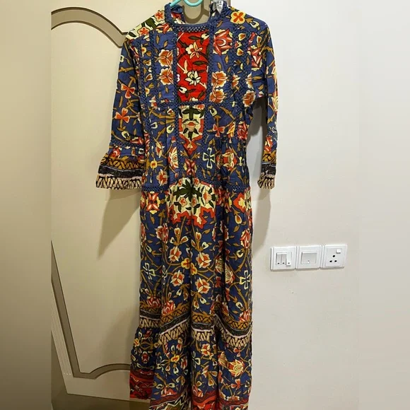 Ritu kumar maxi dress with inner - Picture 1 of 2